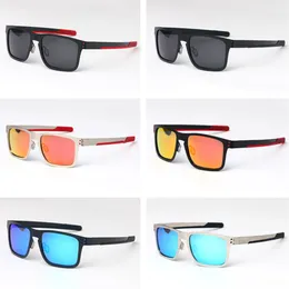 Marca de luxo Os óculos de sol polarizados para homens Designers UV400 Lente Sol Glasses Metal Frame Ciclismo dirigindo óculos OKY4123