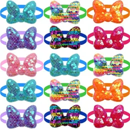 Abbigliamento per cani 50/100pcs in stile papilla ties Bowknot per cani Accessori per toelettatura per gatti