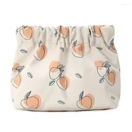 Cosmetic Bags Fashion Bag Casual Cute Make Up Pouch Waterproof Portable Printed No Zipper Simple Lightweight For Headphones Jewelry