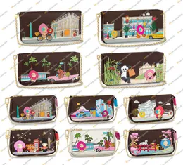 2022 Julmodedesigner Mini Pochette Accessoires Chain Bag Wallet Purse High A Quality Silk Screen Handbag Key Pouch M8178462601