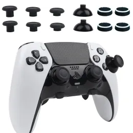 스피커 8pcs 향상된 내구성 제거 가능한 썸 스틱 아날로그 스틱 조이스틱 캡 커버 PS5 PS4 SLIM PS4 Pro Controller의 스왑 그립