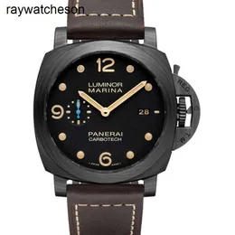 Panerai Luminor Watch Szwajcar kontra fabryka najwyższej jakości automatyczna seria Luminor1950 PAM00666 Matens 44 mm Technologia węgla Materiał