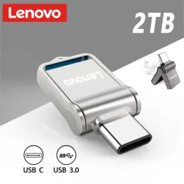 Adattatore Lenovo 2 TB USB Flash Drive USB 3.0 ALTA SPECIA 1TB 512 GB Interfaccia Typec Memory Flash Memory Stick per computer cellulare per cellulare