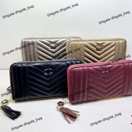 Tasarımcı Cüzdanlar Ch Bag% 90 Fabrika Sıcak Satışlar Ner Deri Deri Erkek ve Kadınlar Klasik Moda Uzun Fermuarı Uzun Cüzdan, Çok Düşük Anahtar Cepli İç Madeni Para Çantası ile Uzun Cüzdan