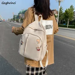 Backpack Backpacks Mulheres Nylon Sacos de viagem à prova d'água de grande capacidade Chegada de lazer simples de alta qualidade Feminino em estilo coreano portátil