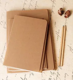 Big A5 Kraft Notebook Paper Products Workbook Diary Office School Notebook Soft Cowhide Vintage Copybook Daily Memos Copy4244798