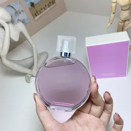 100 ml rosa parfym eau tendre chans kvinnor doft luft fräschare klassisk stil långvarig tid mademoiselle lady cologne