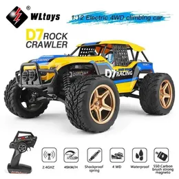 Diecast Model Cars WLtoys 12402 104311 12429 1 12 Rock Track RC Vehicle 50KMH Four wheel Drive Electric High Speed Off Road Drift Remote Control Childrens T J240417