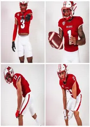 2021 Miami Ohio Red Hawks College Football Jersey Brett Gabbert Zach Kahn Jack Sorenson AJ Mayer Aveon Smith Kevin Davis Davion Johnson Kenny Tracy5206976