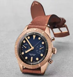 Våren 2019 Senaste Men039S Fashion Rose Gold Watch Silver Watch VK Timing Function Quartz Core Business Watch9101604