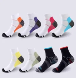 Atmungsaktive Kompressions -Knöchel -Socken Antifatigue Plantarfasziitis Absatz Sporen Schmerz Kurzsocken Laufen Socken für Männer Frauen Accessor1175521