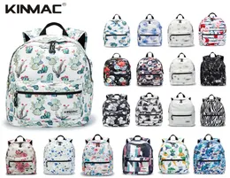 Kinmac Waterproof Protects Large Capacity Travel Outdoor Backpacks Business Document Bag Stylish Printed Men Women5350547