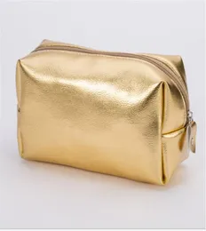 Women Cosmetic Bage Pink Gold Makeup Bag Zipper Make Up Handbag Organizer Case Case Bouches Bokety Wash Wash2560528
