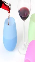 Silicone Wine Glass Wine Glass Remless Haste Bottle Bottle Garrafas de água macia Copo de vidro de copo de copo de copo de vidro 7426779