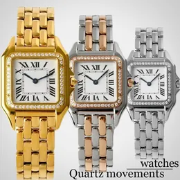Дизайнерские часы смотрят высококачественные женские движения смотрят Quartz Движение 22 или 27 мм размер из нержавеющей стали Diamond Dial Sapphire Fashion