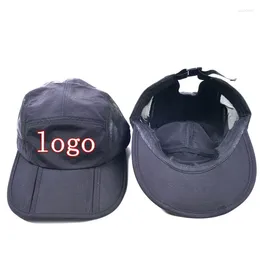 Top kapaklar baskı logosu katlanabilir ayarlanabilir düz renkli beyzbol şapkası herhangi bir unisex gölgeleme ekle bahar yaz erkekler baba şapka snapback