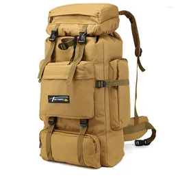 Plecak 70L Waterproof Waterproof Army RucksAck do wędrówek plecaków mochila militar mochila