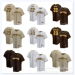 Camisas de beisebol Padres San Diego Tatis Jr. 23 # Jersey Branca