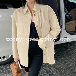 여자 프린트 블라우스 셔츠 패션 패션 여성 플러시 재킷 여자 따뜻한 재킷 코트