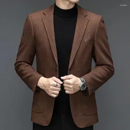 Men's Suits 2024 Business Italian-style Casual Korean Version Of Fashion Multiple Styles Optional Host Slim Blazer
