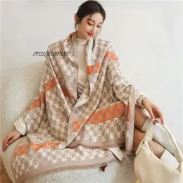 cachecol para mulheres lenços florais feminino lenço de inverno Cashmere envolve design xales de pashmina xadre