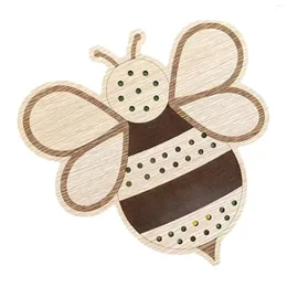 화병 손 따로 꽃 홀더 꿀벌 모양의 나무 스탠드 테이블 DIY 크래프트