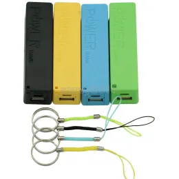 Tillbehör 1st. USB Mobile Power Bank Case DIY Kit 18650 Litium Batteriladdare Box Portable Lagring Fodral Black/Yellow/Blue/Green/White