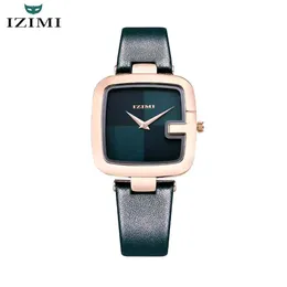 Womens square belt watch student quartz watch light luxury niche texture waterproof