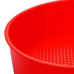 2024 23 cm rotondo in silicone stampo forno da forno da forno da forno stampo mousse mousse porta pancake portano cucina cucina pasta strumento casuale colore - per