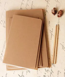 Big A5 Kraft Notebook Paper Products Workbook Diary Office School Notebook Soft Cowhide Vintage Copybook Daily Memos Copy9253279