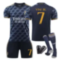 2324 Nuovo Kit di allenamento per bambini per bambini per bambini per adulti Real Madrid Alowdrens Maglie da calcio sportivo e maglie da calcio femminile