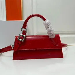 Luksusowy damski obiad projektant mini torba czerwona torba ins super popularna sama styl na ramię crossbody torba modyfikowana skórzana torebka portfela