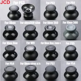 Speakers JCD 2pcs For PS2 PS3 PS4 PS5 Xbox One 360 Series S X WiiU NGC Gamepad Controller 3D Analog Joystick Mushroom Stick Grip Cap