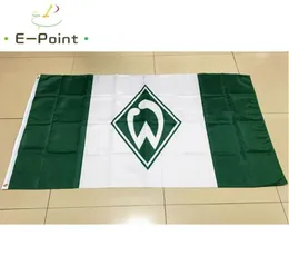 Немецкий SV Werder Bremen 35ft 90cm150cm Polyester Flag Украшение Flying Home Garden Flag Праздничные подарки 4732504