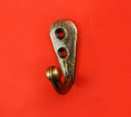 Single Prong Hook Mini Size Wall Mounted Retro tyghängare för rockar Hattar Thanddukar Keys Kläderdörrhängare Hemdekoration2465070