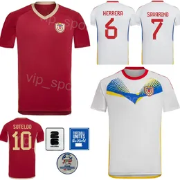 2024 Copa America Venezuela Fußball Darwin Machis Jersey Miguel Navarro Cristian Casseres Jr. Nahuel Ferraresi Daniel Pereira Football Shirt Kits Nationalmannschaft