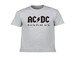 ACDC Band Rock TShirt men Women039s ACDC BLACK Letter Printed Graphic Tshirts Hip Hop Rap Music Short Sleeve Tops Tee Shirt3273141