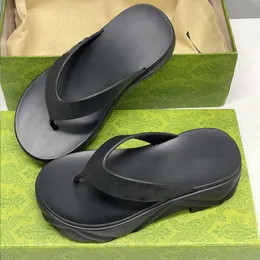 Designerskor Thong Sandals Flip Flops Platform Slides Beach Sandals Rubber Sole Non Slip With Box 554
