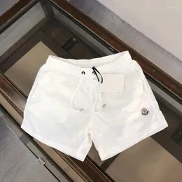 Designer de shorts masculinos homens mulheres luxo calças de moletom de moda letra de letra de pousio de pousada no verão atlético seco rápido Ásia