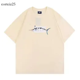 Marca Kith Designer Camisa Rap hip hop ksubi cantor masculino suco wrld Tokyo shibuya retro kith shirts marca de moda de moda curta kit de manga curta 5992