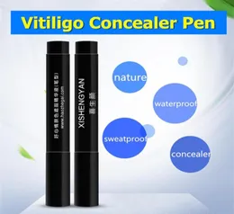 Hud Vitiligo som täcker concealer Vattentät sminkpenna långvarigt naturligt vätskekåp på ansiktskropp för kvinnor män vitiligo275z5328927