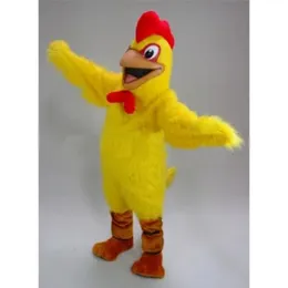 2024 Mascote de frango amarelo de alta qualidade Trajes