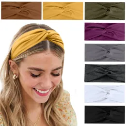 Acessórios Bandas de turbante para mulheres Boho Bandas de cabeça femininas para cabelos Non Slip Twist Bands Headwraps Headwraps