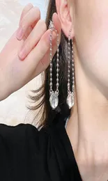 Brincos de Manamas Européias de Moda Europeia Mulher Mãe Mãe Partido Aniversário Casamento Bola de Presente de Natal Tassel 18kt Branco Gold DR2236481