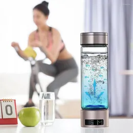 Weingläser Wasserstoff Wassergenerator Flasche wiederaufladbare tragbare Ionisator Leichtkapazität Leckdicht für ON-the-Go