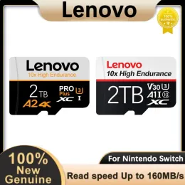 بطاقات Lenovo 2TB Micro TF SD Card 1TB بطاقة الذاكرة عالية السرعة 128GB فئة الفئة 10 SD بطاقة 256GB 512GB TF