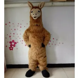 2024 High Quality Llama Mascot Costume halloween Carnival Unisex Adults Outfit fancy costume Cartoon theme fancy dress