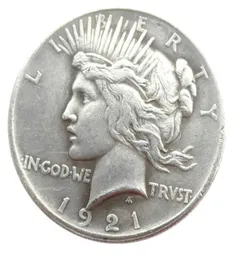 US 1921 Friedensdollar handwerk versilberte Kopiermünzen Metallstätigkeiten Fertigungsfabrik 2655492