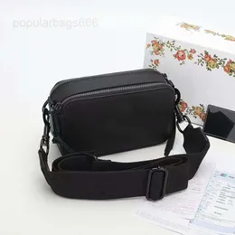 Umhängetaschen Fashion Snapshot Kamera Designer -Tasche Ladie Crossbody Geldbörse Frauen Multicolor -Dual -Top -Reißverschluss in der Partition Abnehmbare verstellbare Gurtbandbeutel