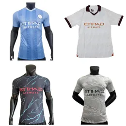 2023/24 De Bruyne Player Versão Jersey Men Haaland Grealish Ruben J. Alvarez Camisa de futebol 2024 Mahrez Foden Bernardo Rodrigo Ano Novo Chinês Uniforme Dragon